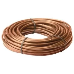 Emitter Tubing, 1/4 In Od, 50 Ft L, 70 Psi, Plastic