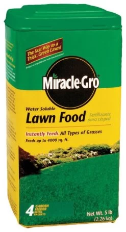Miracle Gro Lawn Food 5-Pound Waterproof