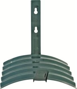 Metal Wall-Mount Hose Hanger Matte Green