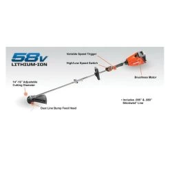 Echo 58v Trimmer With Battery And Charger