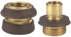 Brass Heavy Duty Hose Quick Connect Set 2-Piece