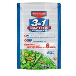 12-1/2-Pound 3-In-1 Weed And Feed For Southern Lawns
