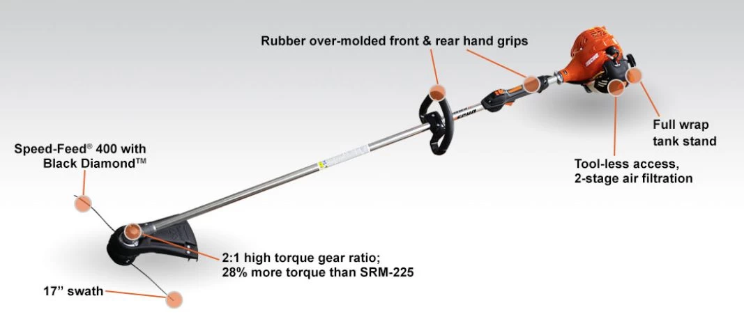 Echo 17-Inch 21.2 Cc Straight Shaft Trimmer