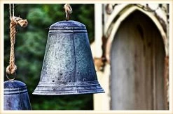 8 X 14-Inch Metal Garden Bells
