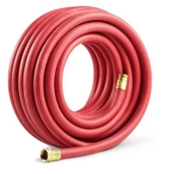 5/8-Inch X 25-Foot Red Rubber Garden Hose