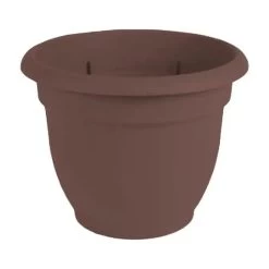 Ariana 16-Inch Merlot Plastic Self-Watering Planter