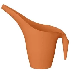 1/2-Gallon Essential Apricot Plastic Watering Can