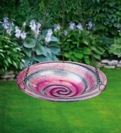 9-Inch Swirl Hanging Bird Feeder