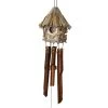 Driftwood Bird House Bamboo Wind Chime