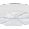 21-Inch Clear Plastic Saucer