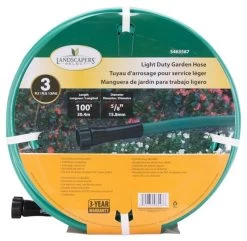5/8-Inch X 100-Foot 3-Ply Light Duty Garden Hose