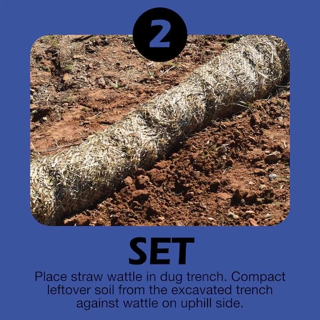 8 Inch X 8 Inch Straw Wattle Pallet - Image 7