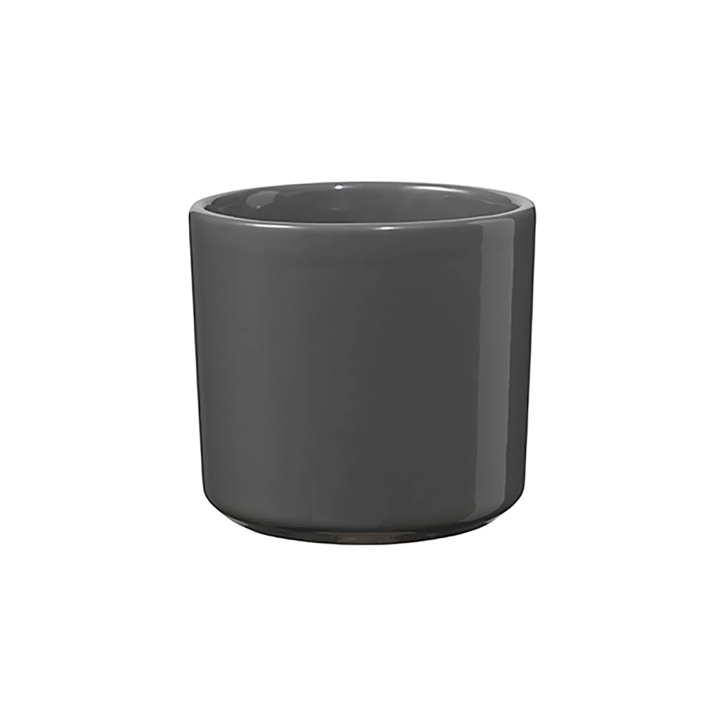 3.1-Inch Anthracite Las Vegas Ceramic Pot