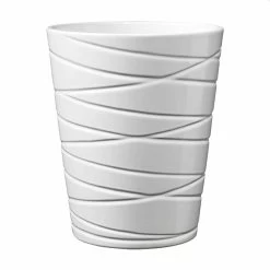 5.1-Inch White Indoor Ceramic Pot