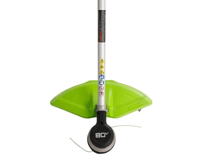 Greenworks 16-Inch String Trimmer 80-Volt With 2.0Ah Battery, Rapid Charger - Image 4