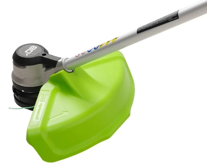 Greenworks 16-Inch String Trimmer 80-Volt With 2.0Ah Battery, Rapid Charger - Image 5