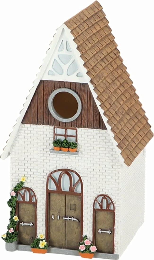 ESSCHERT DESIGN Farmhouse Resin Birdhouse - Image 5