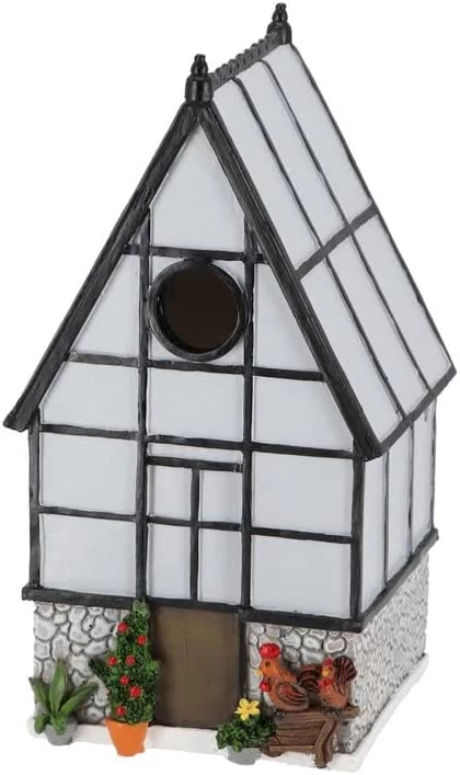 ESSCHERT DESIGN Greenhouse Resin Birdhouse - Image 3