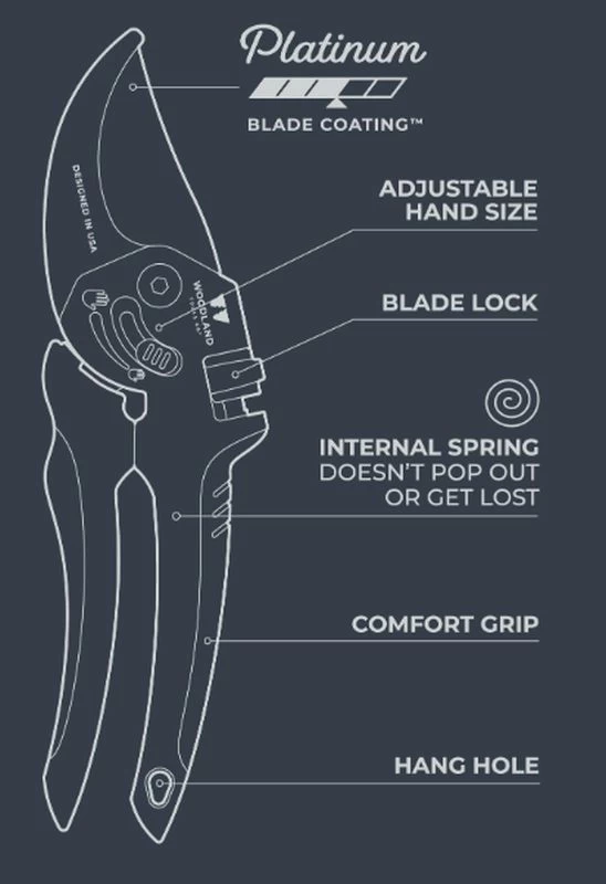 Woodland Heavy Duty Bypass Pruner