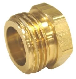 3/4-Inch Mgh X Fip Brass Garden Hose Adapter