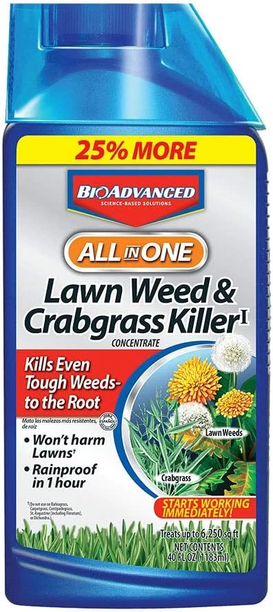 40-Ounce, All-In-One Lawn Weed And Crabgrass Killer, Concentrate - Image 2