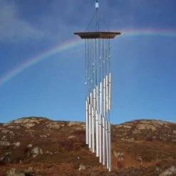 22-Inch Turquoise Mystic Spiral Chime