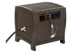 Resin Wicker Hose Hideaway For 5/8-Inch X 175-Foot Hose