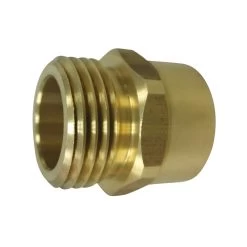 3/4 X 3/4-Inch MHT X FIP Brass Hose To Pipe Connector For: Garden Hose