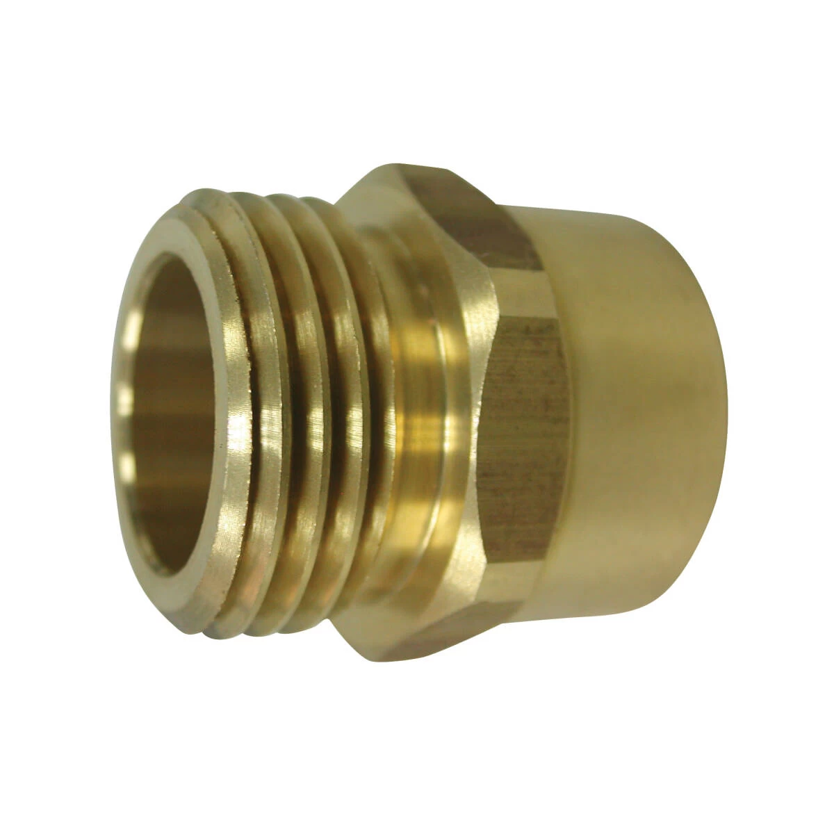 3/4 X 3/4-Inch MHT X FIP Brass Hose To Pipe Connector For: Garden Hose
