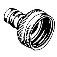 5/8-Inch X 3/4-Inch Brass Female Hose Coupling