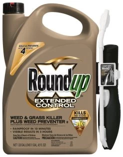 Roundup 1.1-Gallon Liquid Weed And Grass Killer With Comfort Wand