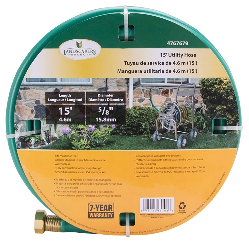 5/8 In X 15 Ft Utility Hose