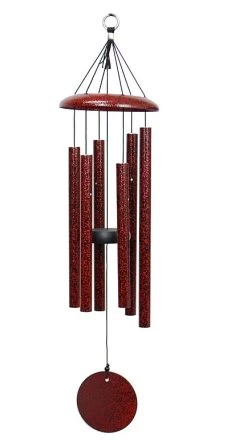 27-Inch Ruby Splash Corinthian Bells Wind Chime