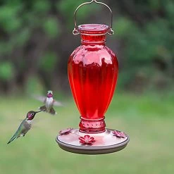 Daisy Vase Vintage Hummingbird Feeder