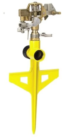 Yellow ColorStorm Impulse Lawn Sprinkler