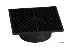 6-Inch Square Black Grate