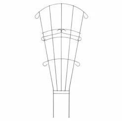 60-Inch Green Garden Fan Trellis