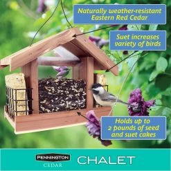 Cedar Grand Chalet Bird Feeder