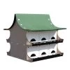 12-Family Green And Tan Purple Martin House