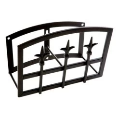 Black Classic Finial Hose Hanger