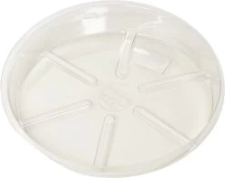 10-Inch Clear Plastic Planter Saucer