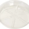 12-Inch Clear Plastic Planter Saucer