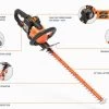 Worx 24-Inch 40-Volt Power Share Cordless Hedge Trimmer (2 X 20-Volt)