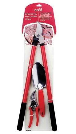 3-Pc Bypass Pruner, Lopper, Trowel Combo