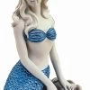 Blue Resin Birdhouse, Mermaid Design