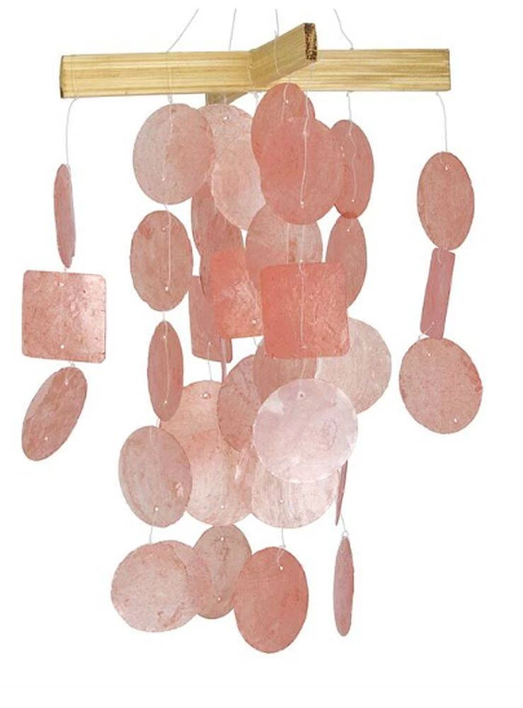 Coral Mini Capiz Chime - Image 2